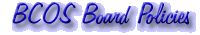 BCOS Board Policies